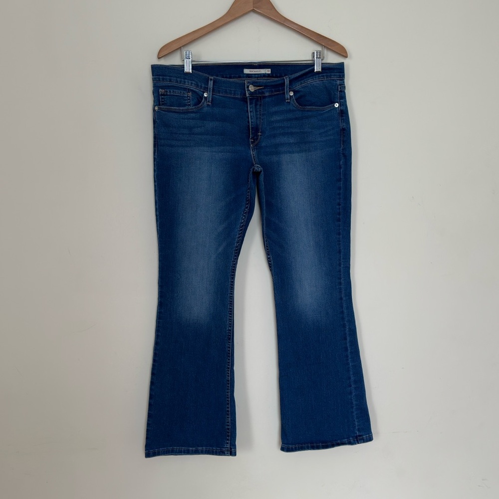 LEVI'S 515 BOOTCUT MID~RISE MEDIUM WASH DENIM JEANS BUTTON FLY Sz 13